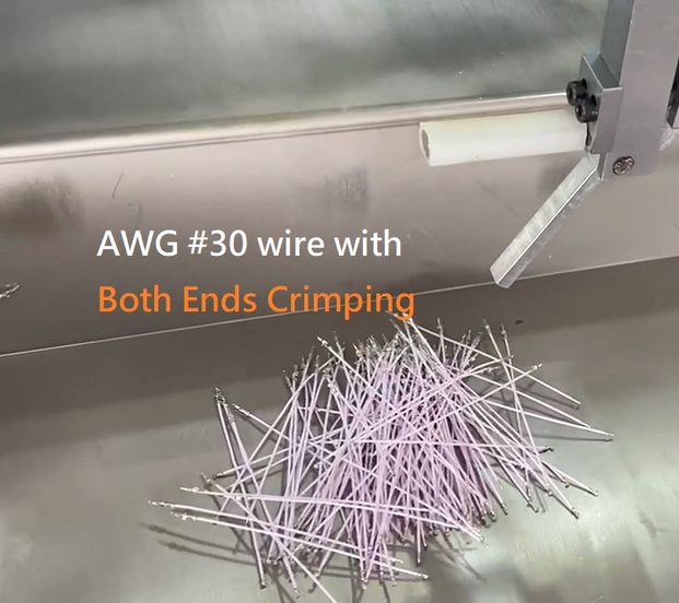 TC-2017CTB :  AWG #30 wire - Both ends Crimping - 双頭打端