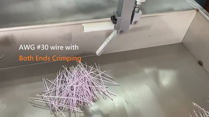 AWG #30 wire with Both Ends Crimping. 双打端線   The max. AWG #24/26 wire length is 3,000 mm